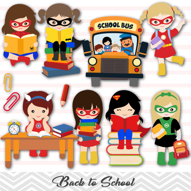 36 Kids Superhero Clipart Superheroes Kids Clipart 